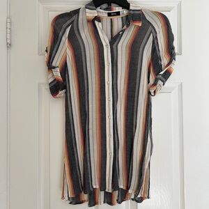 BDG Multicolor Striped Women's Top